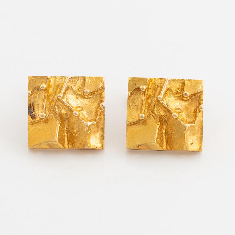 Cufflinks, a pair, 18K gold.