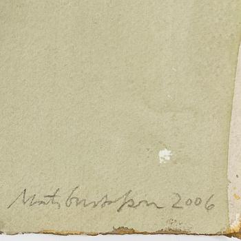 MATS GUSTAFSON, watercolour, signed and dated 2006.