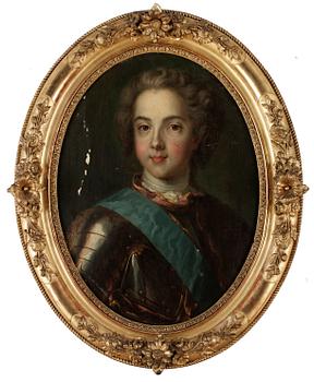 1074. OKÄND KONSTNÄR, olja på duk uppklistrad på pannå, fransk skola, 1700/1800-tal.