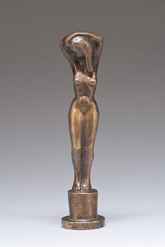 SIGGE BERGGREN, skulptur, brons, signerad.