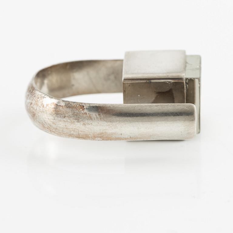 Jan-Christer Lundqvist, ring, sterlingsilver med pyrit, Skövde.