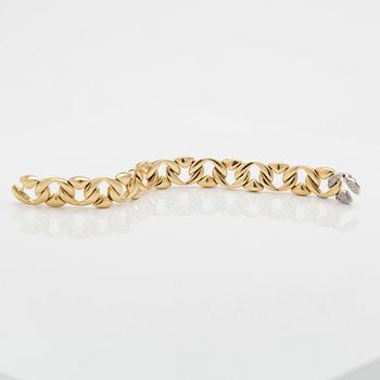 Armband 18K guld med diamanter, Chiampesan, Italien.