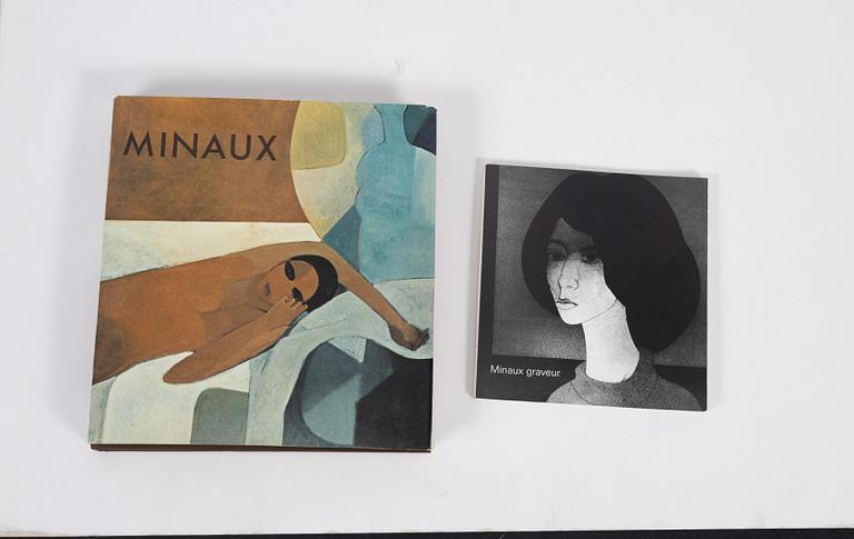 Andre Minaux, "Femme à l'oiseau"/Femme assise.