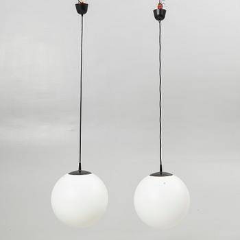 Ceiling lamps, a pair, Putzler, Germany, 20th century.