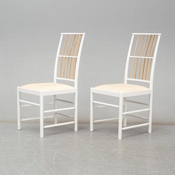 JOSEF FRANK, a pair of 'model 2025' chairs, from Firma Svenskt Tenn.