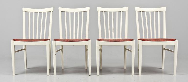 STOLAR, 4 st, "Herrgården", Carl Malmsten, 1900-talets mitt.