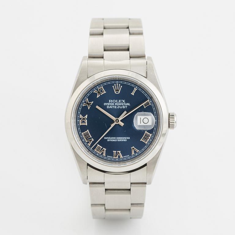 Rolex, Datejust, armbandsur, 36 mm.