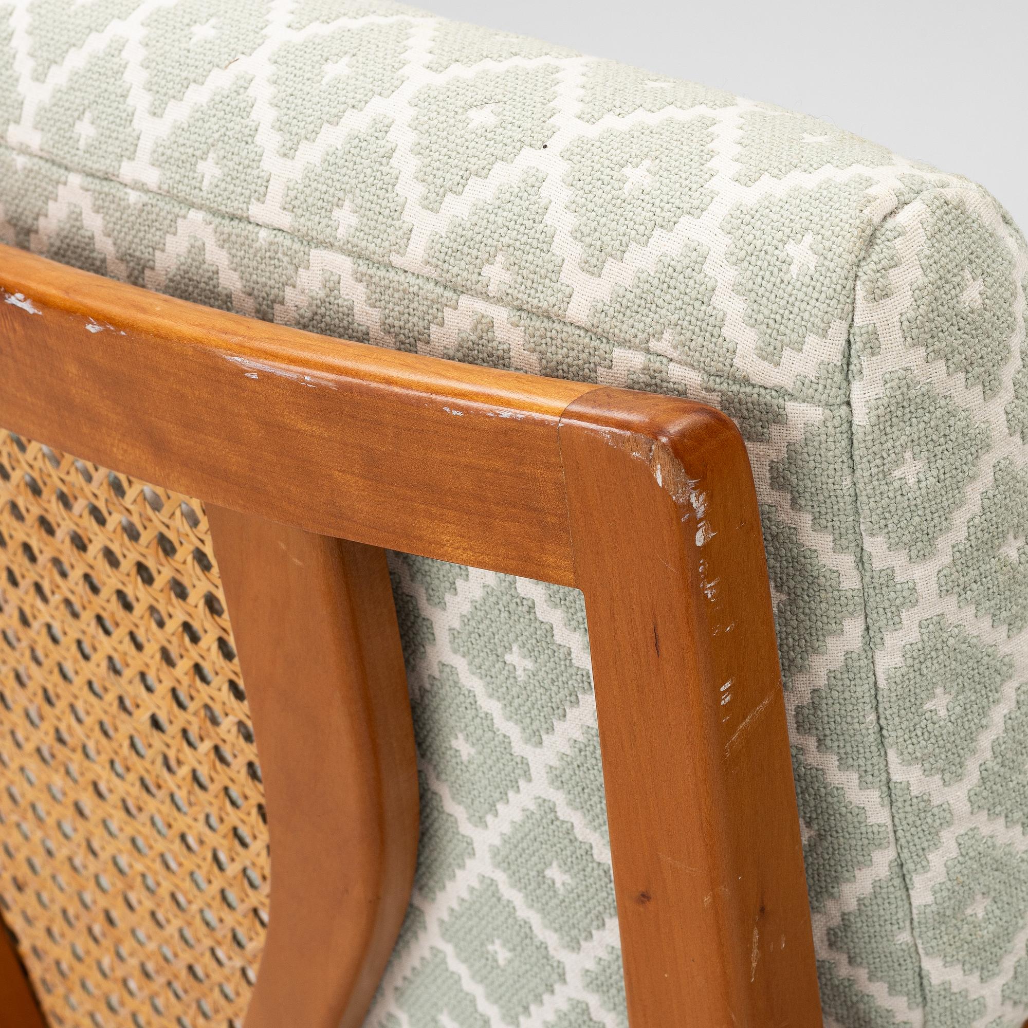 Josef Frank, a pair of model 969 armchairs, Svenskt Tenn.