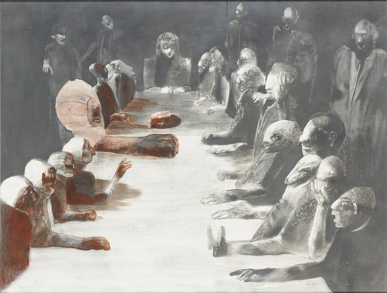 Roj Friberg, "Sammankomsten" (The gathering).