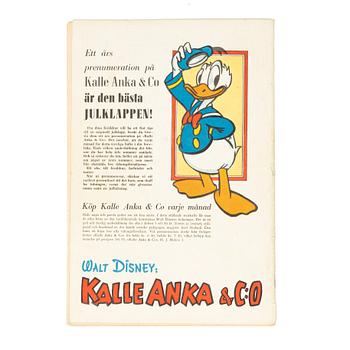 Comic book, Kalle Anka & Co, no. 4, 1948.