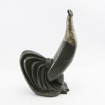 Åke Holm, a glazed stoneware sculpture, Höganäs.