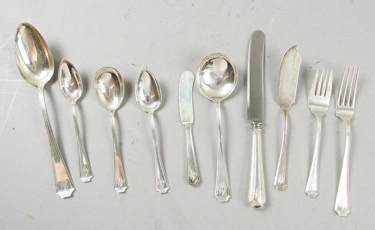 BESTICK, 53 st, sterlingsilver, trol Durgin & Co, RI, USA, före 1930.