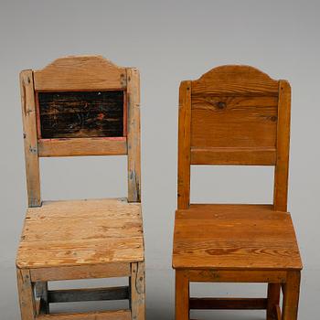 STOLAR, 2 st, allmoge, 17/1800-tal.