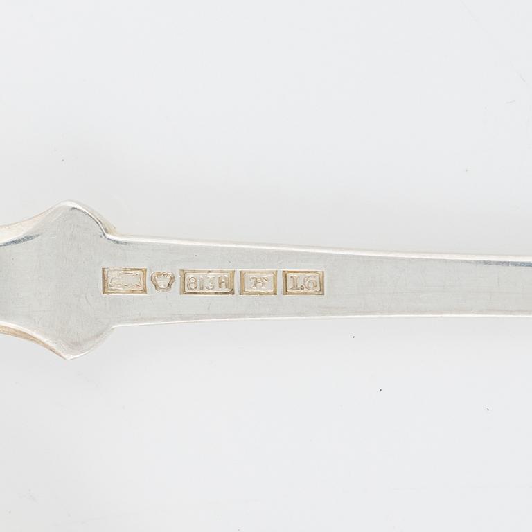 Bestickservis, silver, 60 delar "Snäck", Auran Kultaseppa, Åbo, Finland, 1939-40.