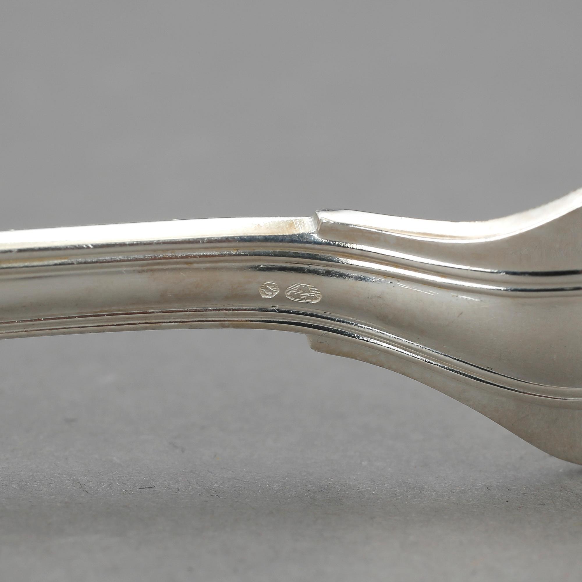 BESTICK, 25 delar, silver, Cohr, Danmark. Total vikt 1065 g.