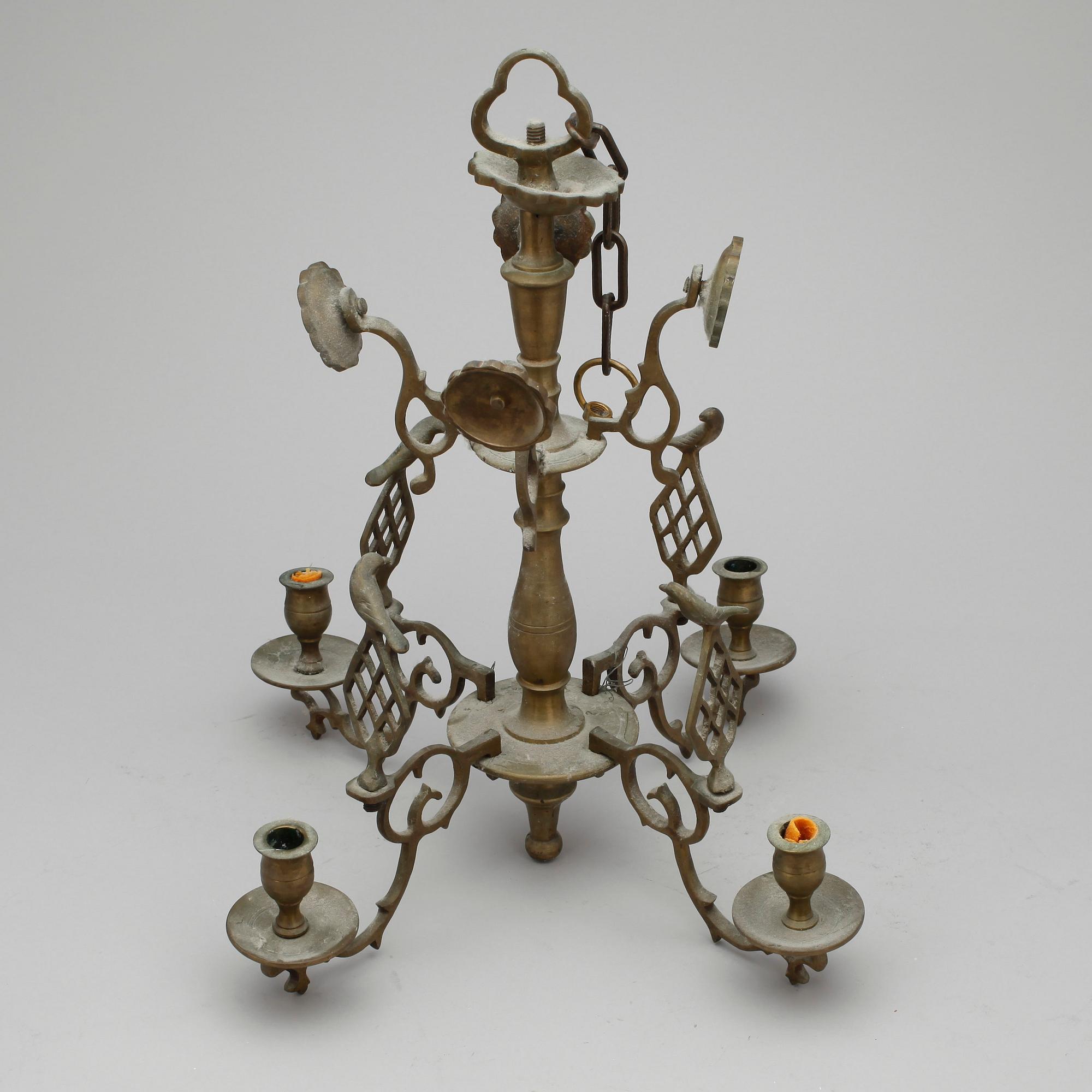 TAKKRONA, barockstil, 1900-tal. Höjd 40cm.