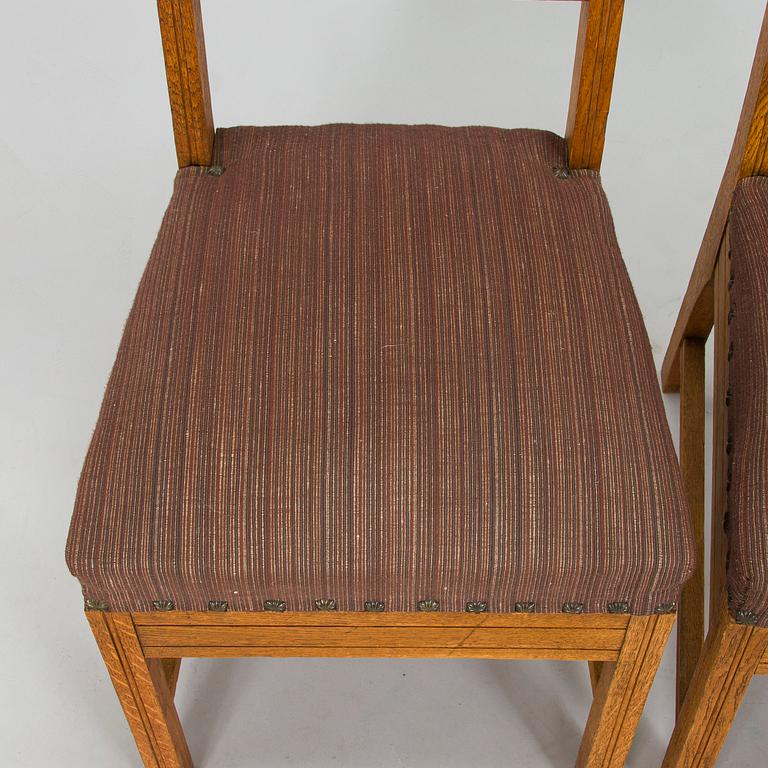 Louis Sparre, A table and two chairs for Aktiebolaget Iris, Borgå around 1900.