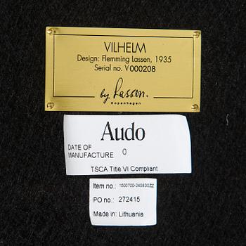 Flemming Lassen, sohva, "Vilhelm", valmistaja Audo Copenhagen. Uustuotanto. Muotoiltu 1935.