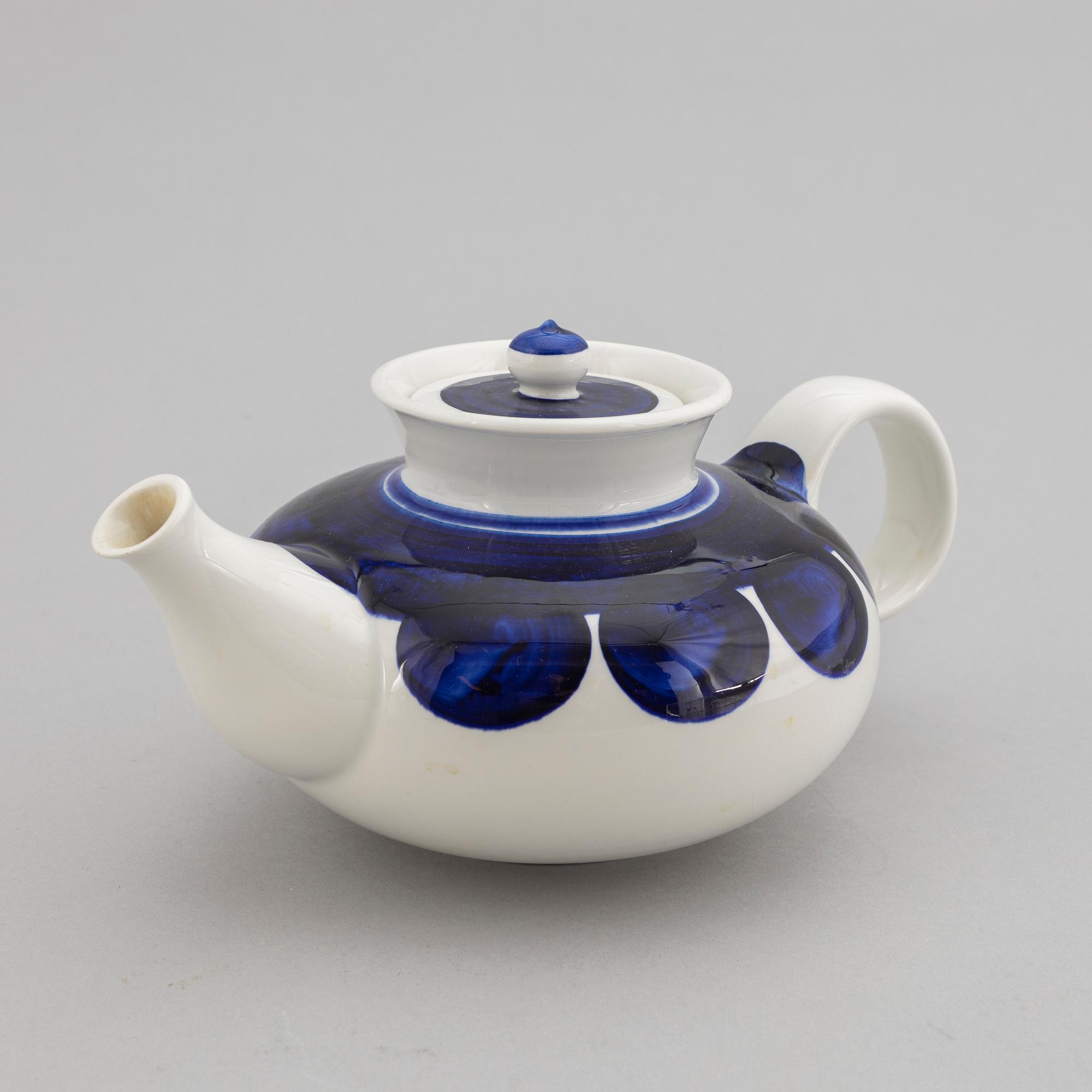 Inger Persson, teservis, flintgods, 28 delar, "Colette", Rörstrand.
