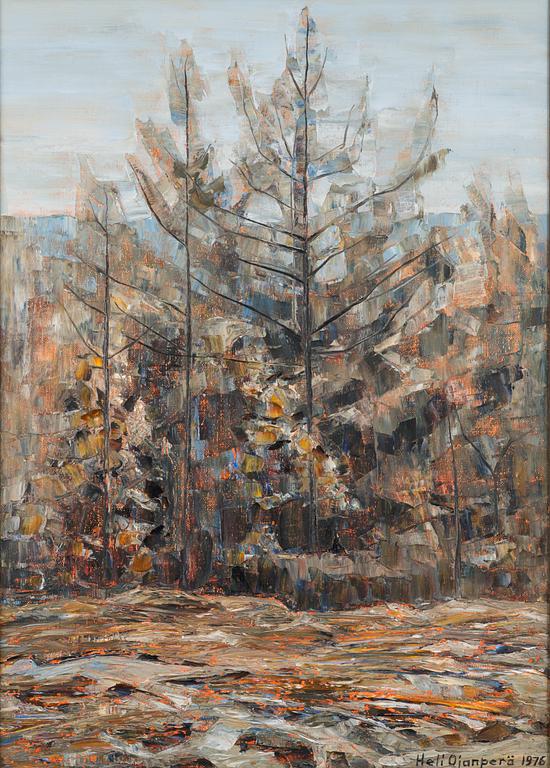 HELI OJANPERÄ, öljy kankaalle, signeerattu ja päivätty 1976.