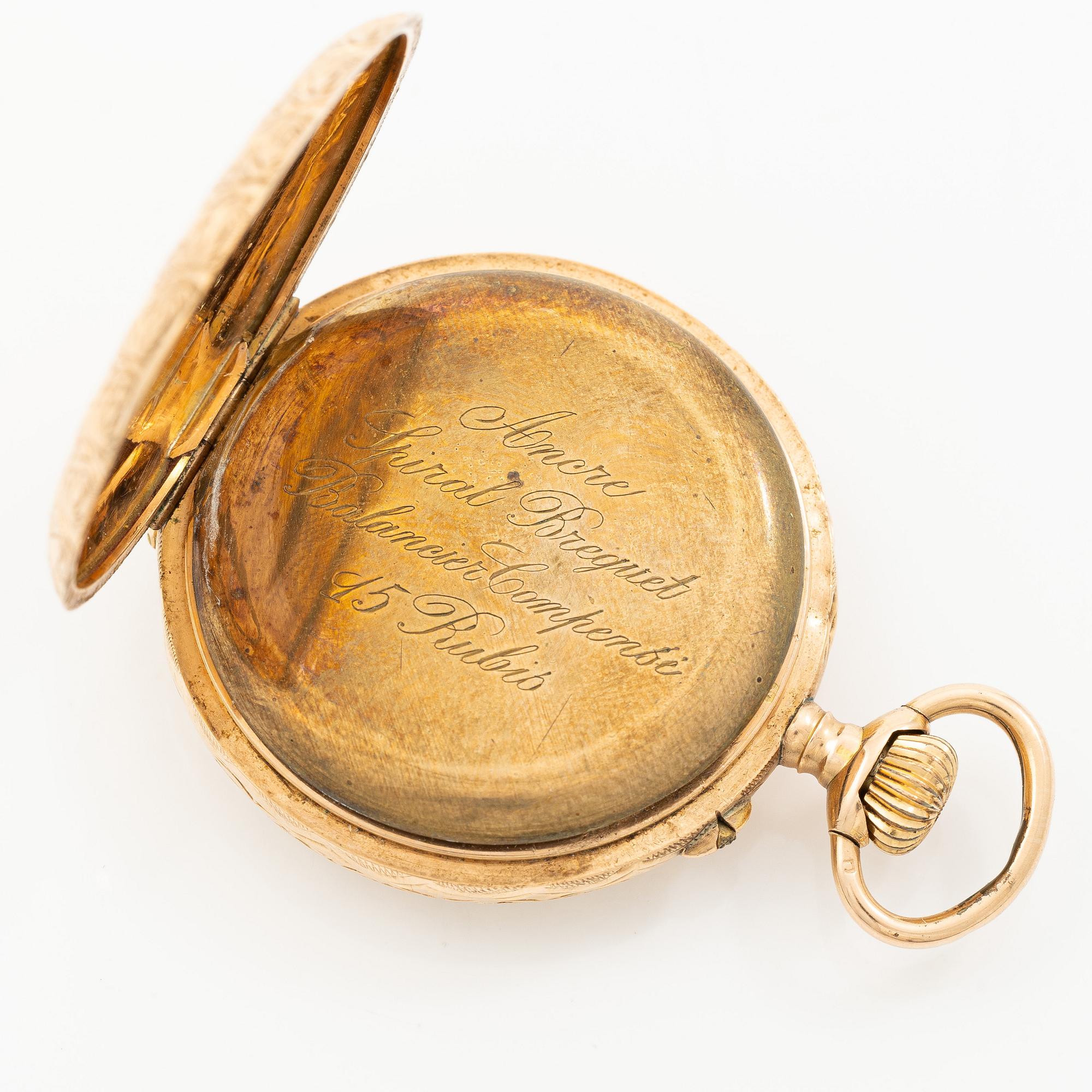 Fickur, 14K guld, 36 mm.
