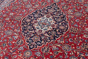 An Old Keshan carpet, approx. 400 x 299 cm.