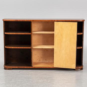 A 1930's birch bookcase.