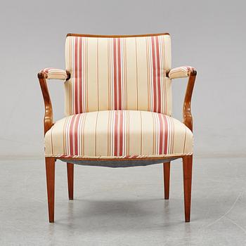 Josef Frank, a model 969 armchair for Svenskt Tenn.