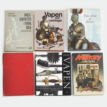 24 volumes, books and booklets on Arms & Armour.