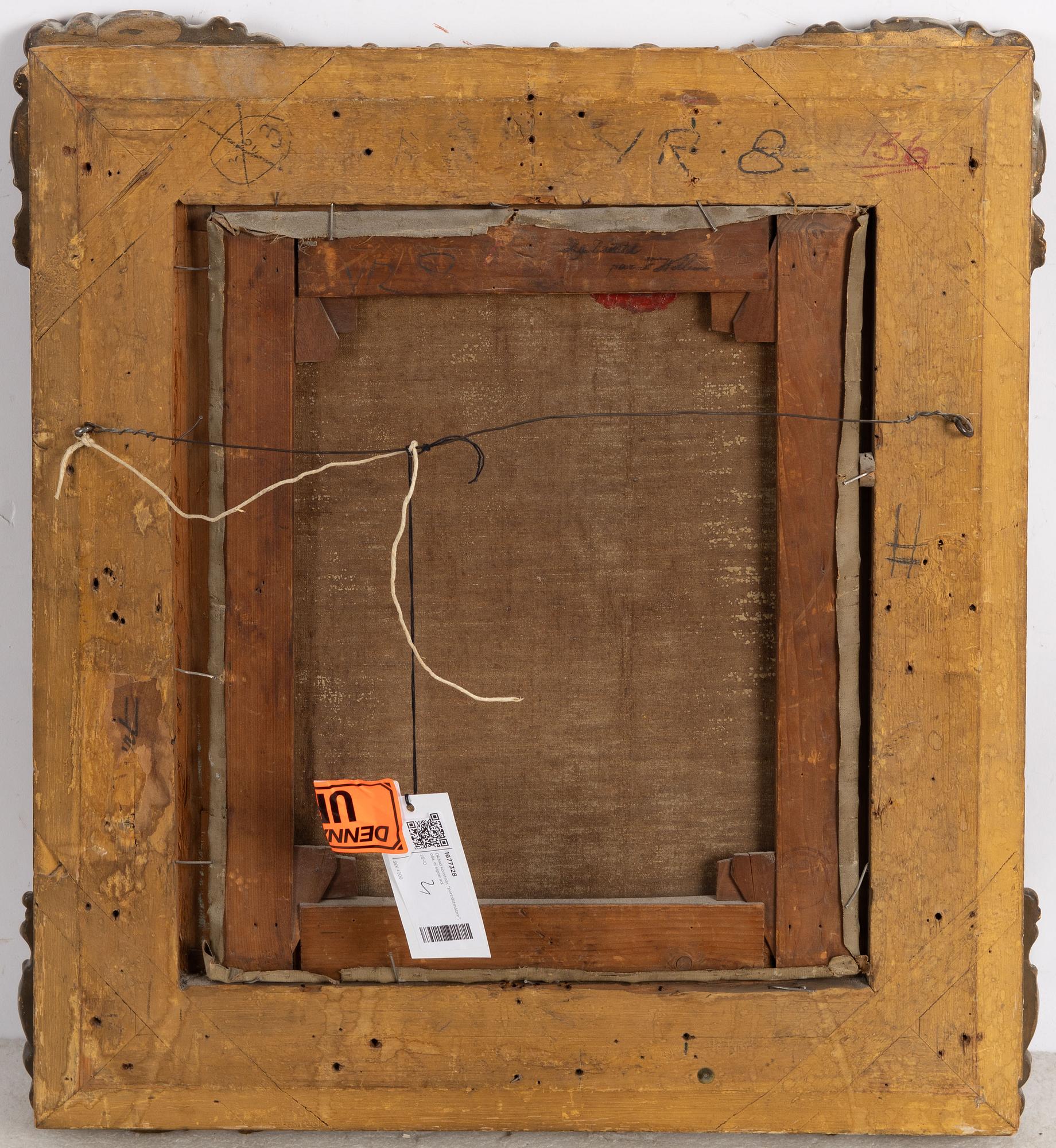 Okänd konstnär, 1800-tal, I ateljén.