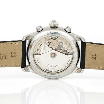ARMBANDSUR, herr, Longines, "Weems cronograph", Swiss Air no:2.