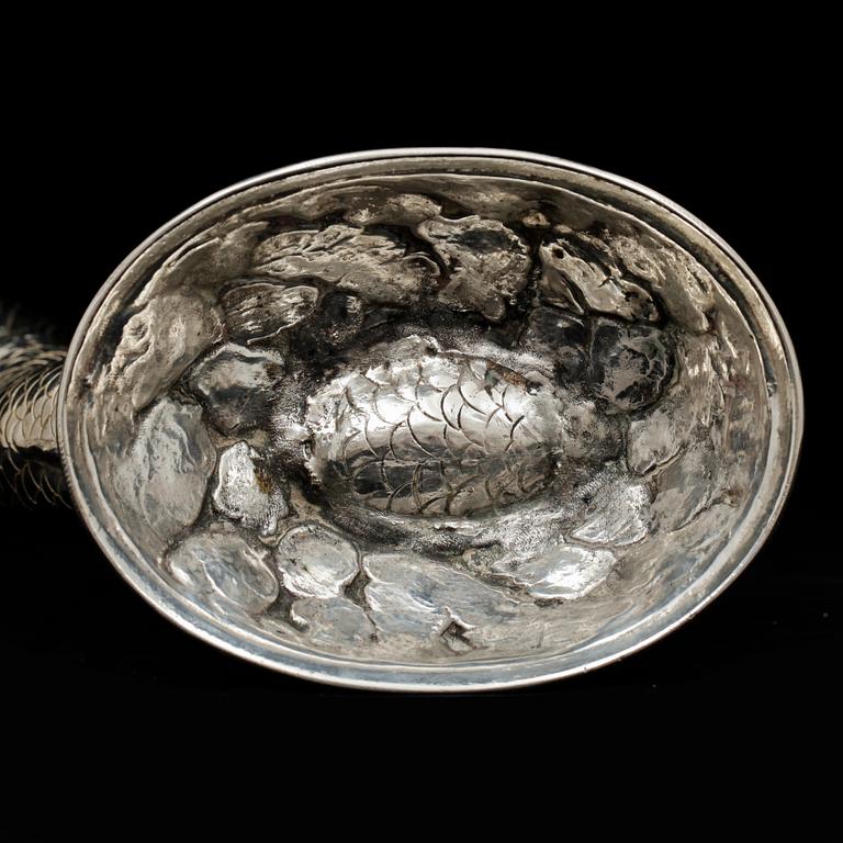 KANNA, låghaltigt silver, importstämplar.