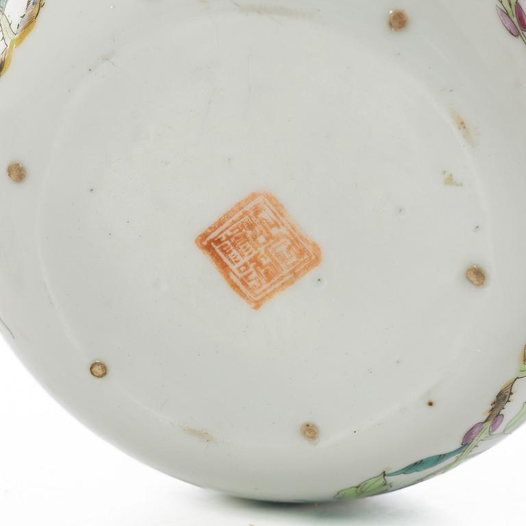 Parti porslin, 6 delar, Kina, 1800-1900-tal.