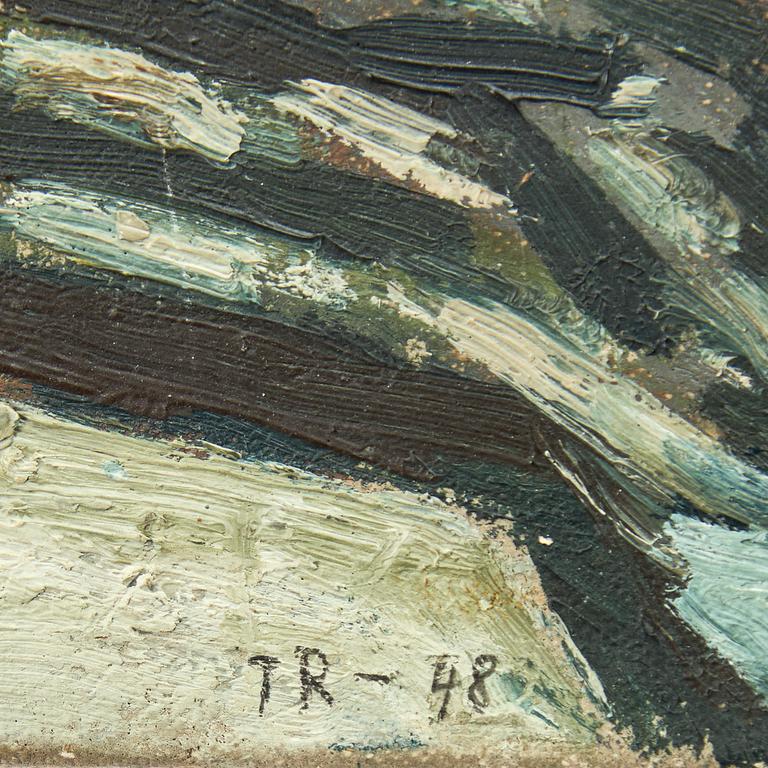 Torsten Renqvist, Vinterlandskap.