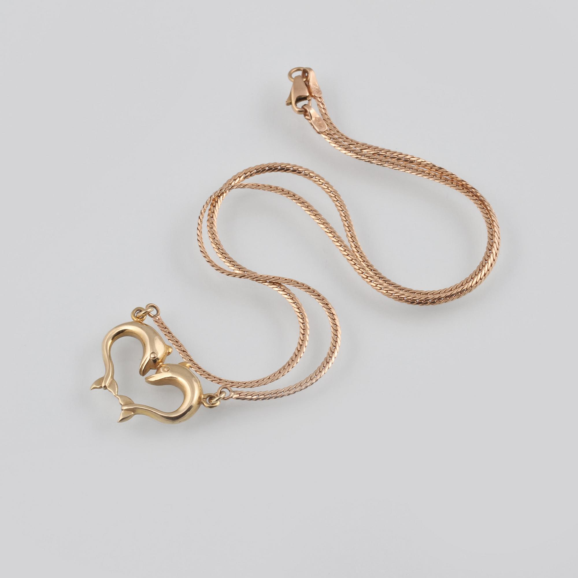 COLLIER, 14K guld. Vikt 6,5 gram.