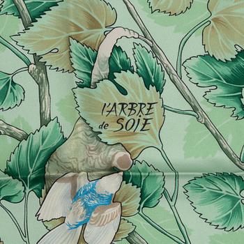 Hermès, scarf, "L'arbre de soie'".