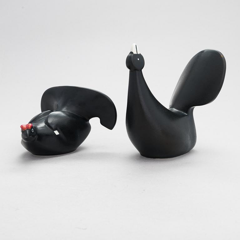 Lillemor Mannerheim, figuriineja, 2 kpl, posliinia, Arabia.