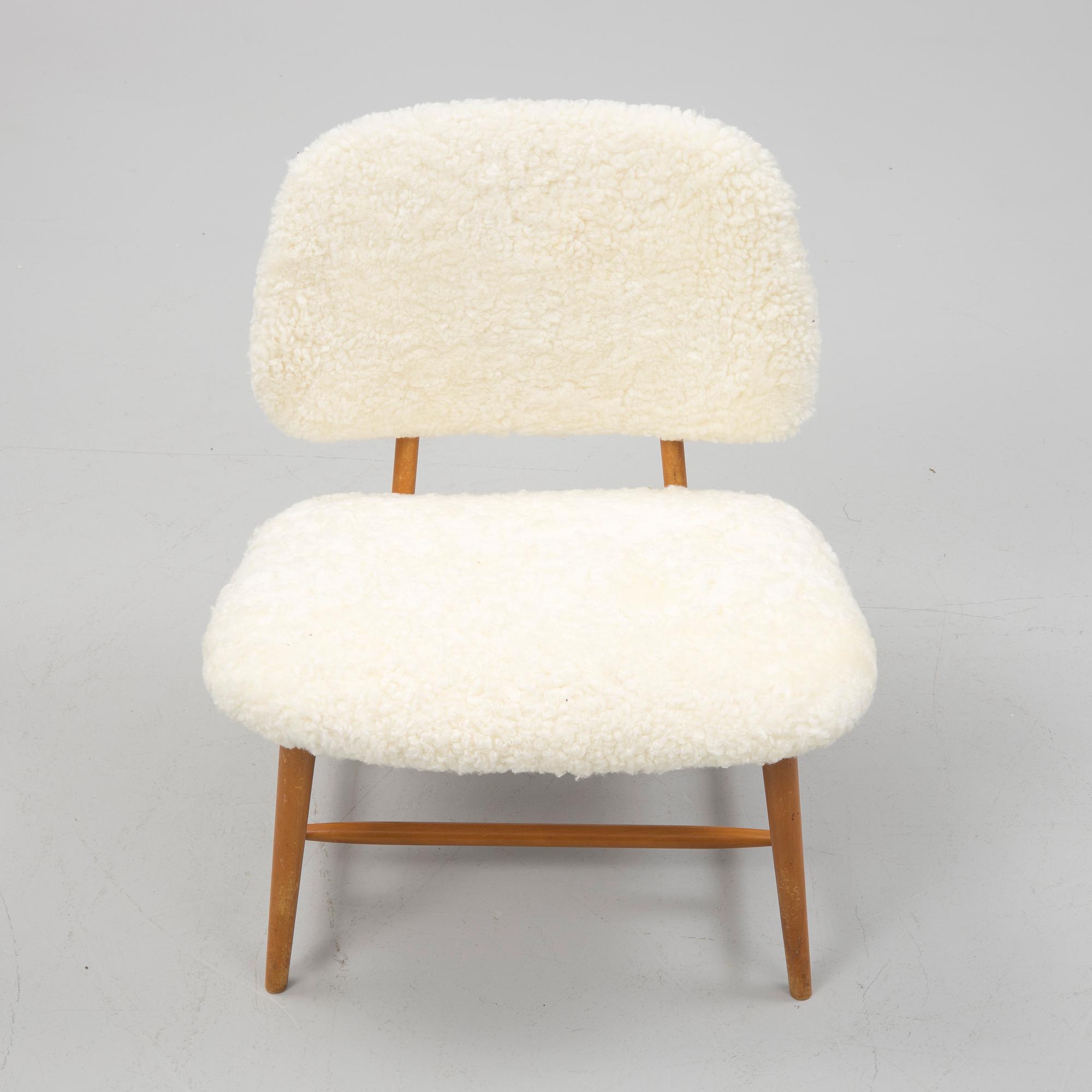 Alf Svensson, fåtölj, "Teve", Studio Ljungs Industrier AB, Malmö, Bra Bohag, 1950-tal.