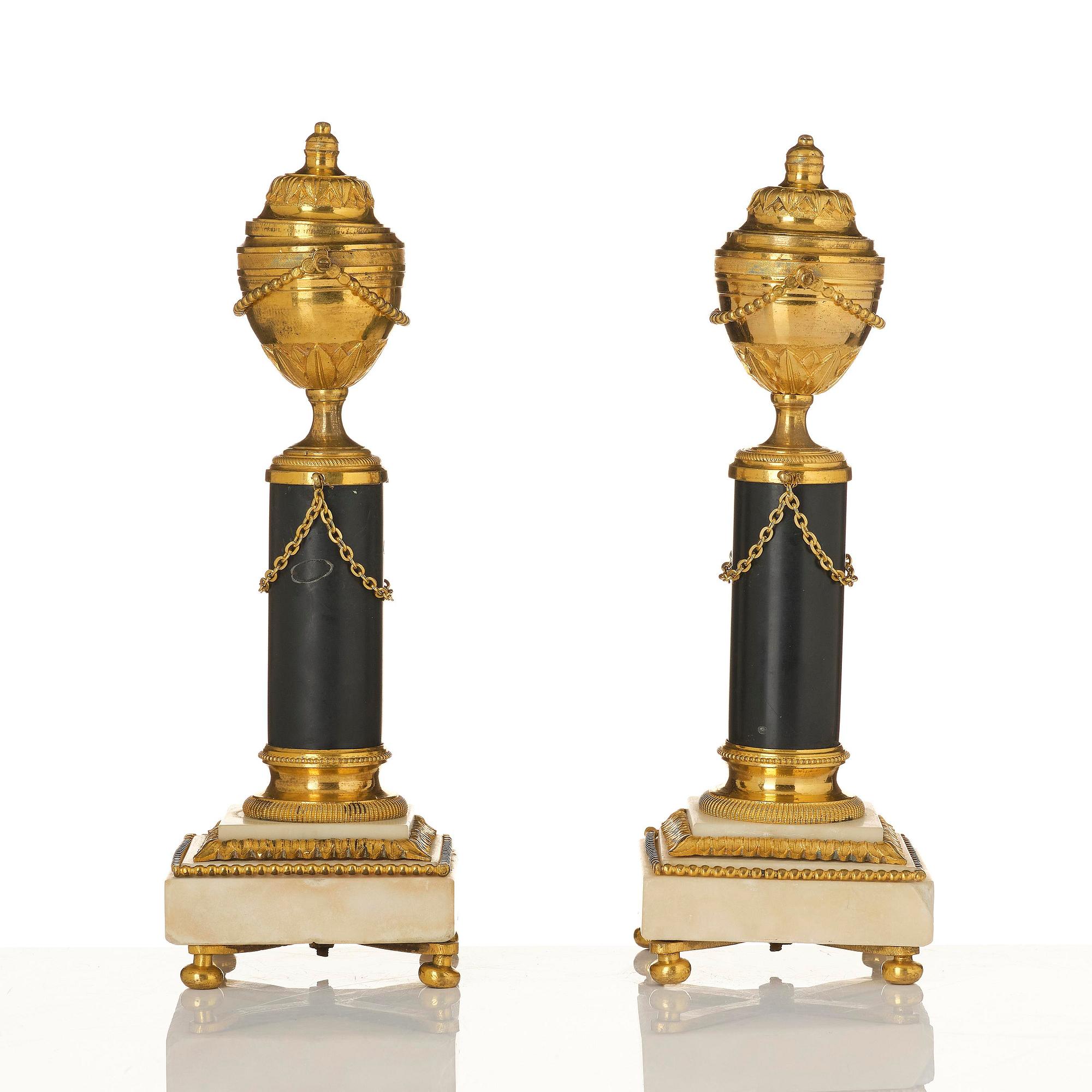 Cassoletter, ett par, Frankrike, 1700-talets slut, Louis XVI.