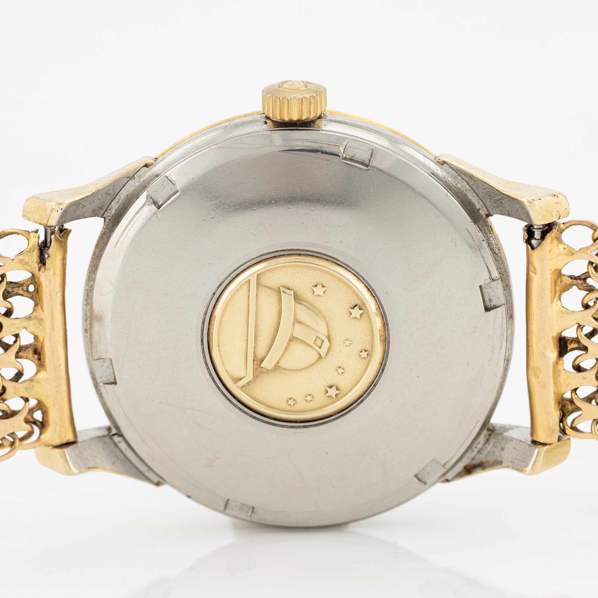 Omega, Constellation, Chronometer, "Pie-Pan", armbandsur, 34 mm.