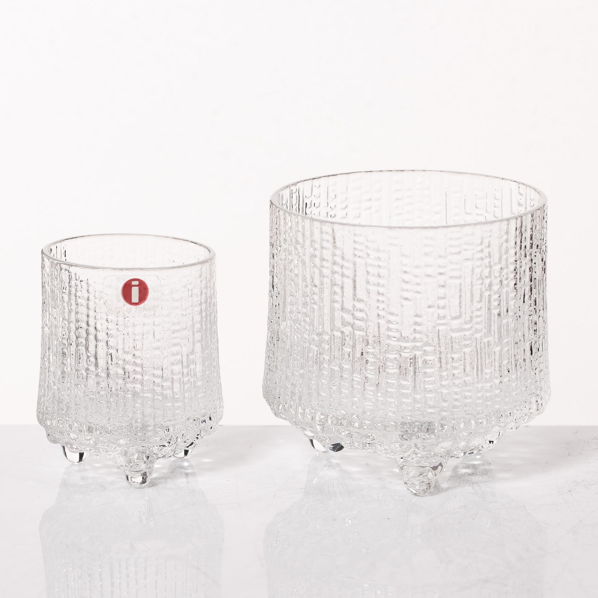 Tapio Wirkkala, a 54 piece glass service, 'Ultima Thule', Iittala, Finland.