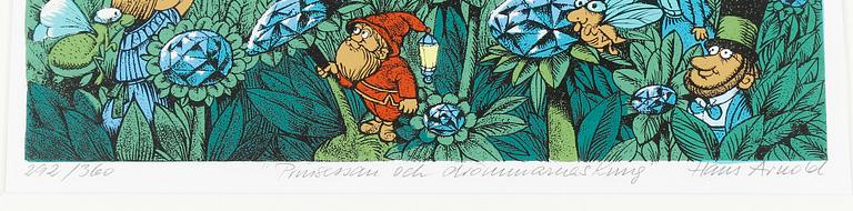 HANS ARNOLD, litografi, signerad och numrerad 292/360.