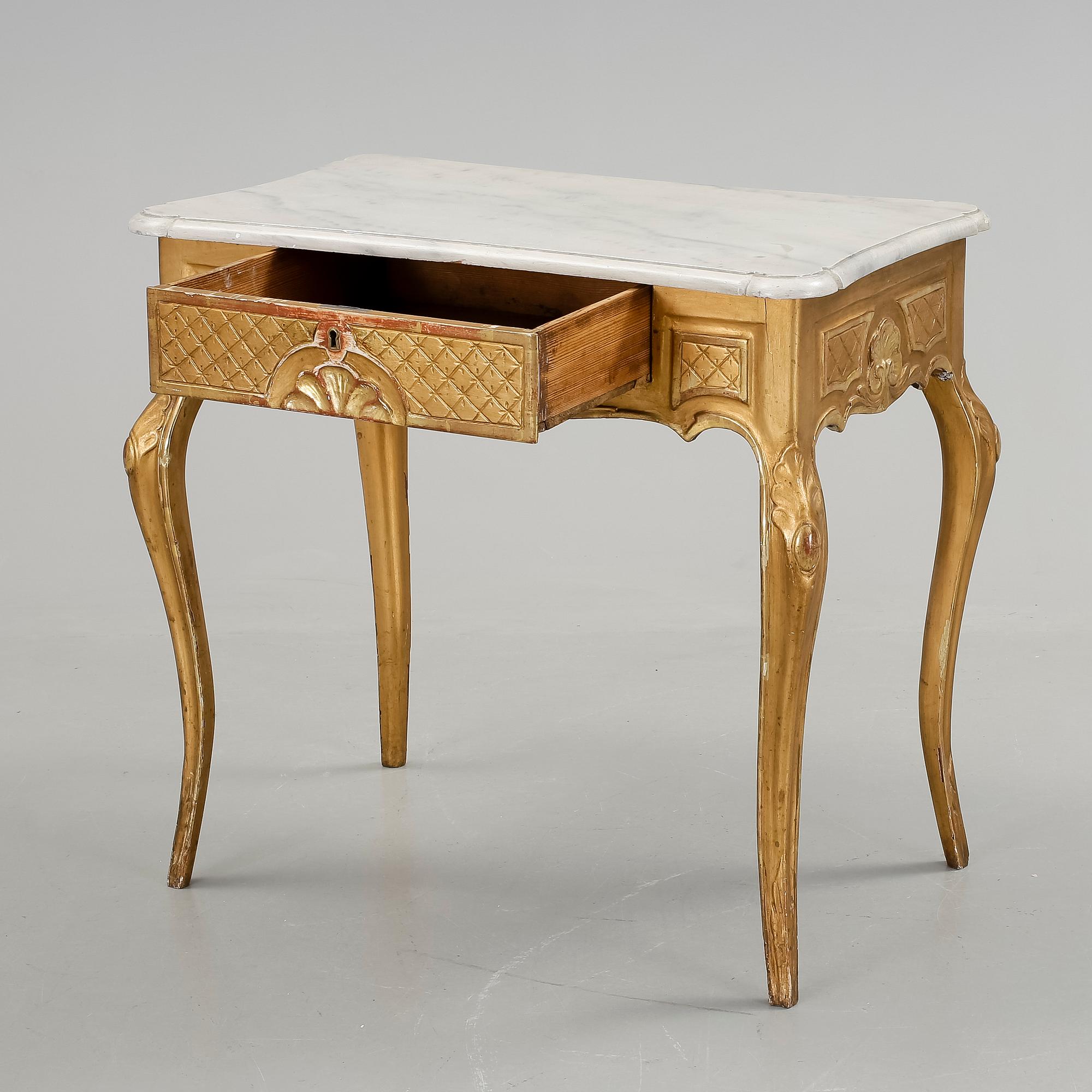 BORD, rokokostil, 1800-tal.