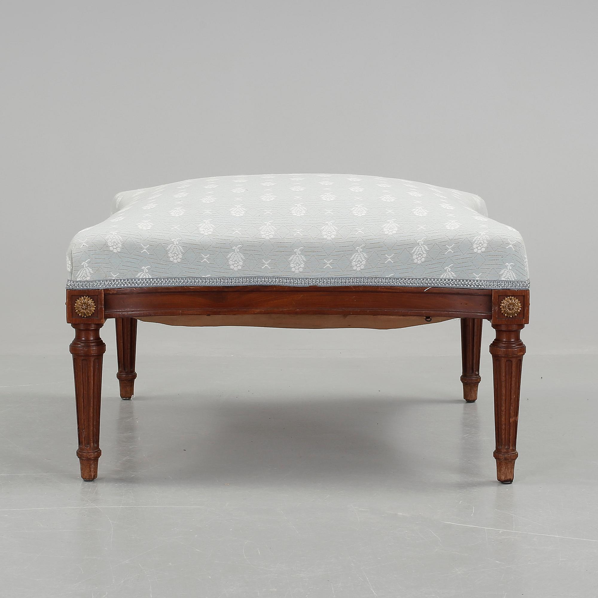 TABURETT, gustaviansk stil, 1900-talets mitt.