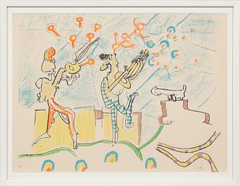 Roberto Matta · ROBERTO MATTA, färglitografi, signerad EA.