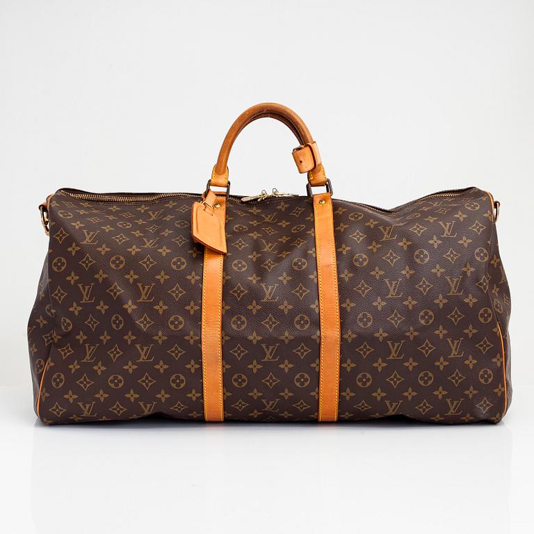 Louis Vuitton, a Monogram 'Keepall 60 Bandoulière' Weekendbag.