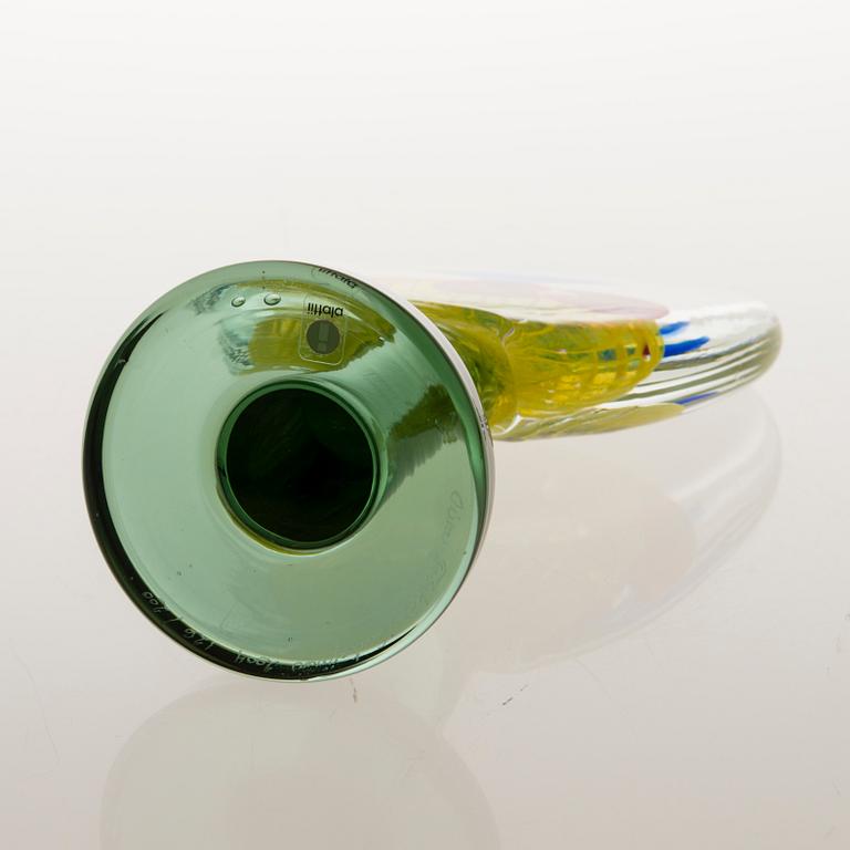 OIVA TOIKKA, A 'Lollipop' glass sculpture signed Oiva Toikka, Nuutajärvi 2004, 126/200.