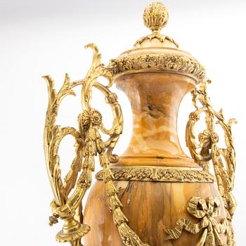 Louis XVI-style urn, France, circa 1900.