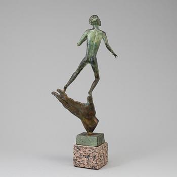 CARL MILLES, after, sculpture, bronze, unsigned.