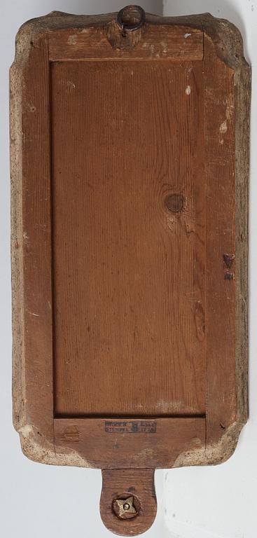 SPEGELLAMPETTER, för ett ljus, ett par, av Johan Åkerblad 1775 (mästare i Stockholm i 1758-1799), rokoko.